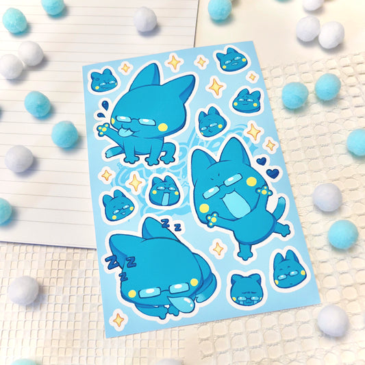 Meganeko Sticker Sheet